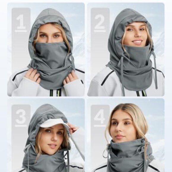 Winter Ski Mask Balaclava Water Resistant Windproof Cold Weather Gear main image 7